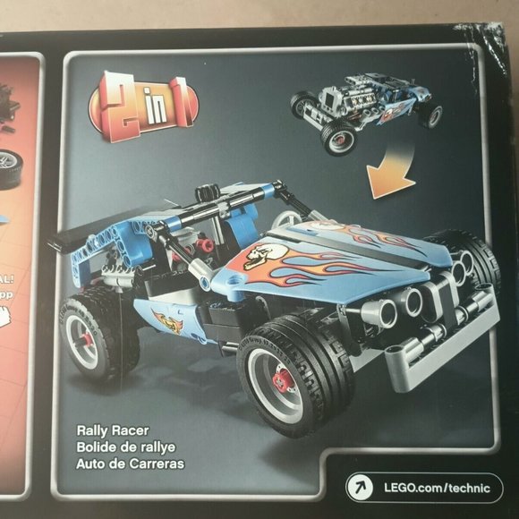 LEGO Technic 42022 Hot Rod 2 In 1 Rally Racer New in Open Box Retired - Picture 8 of 9